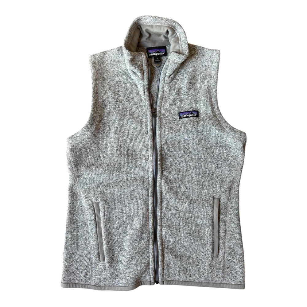 Patagonia Heather Gray Zip-Up Vest Size Small